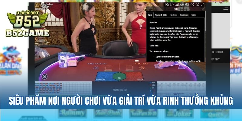 Siêu phẩm nơi người chơi vừa giải trí vừa rinh thưởng khủng