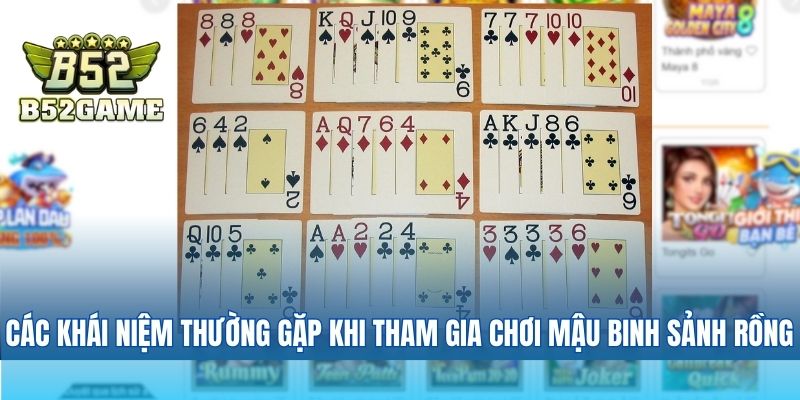 Các khái niệm thường gặp khi tham gia chơi Mậu Binh