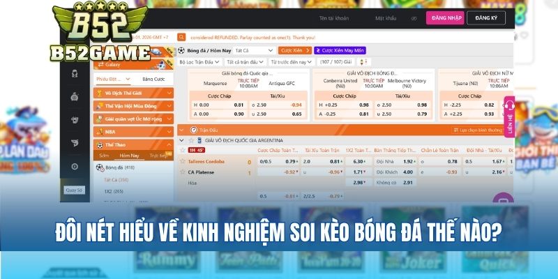 Đôi nét hiểu về kinh nghiệm soi kèo bóng đá thế nào?