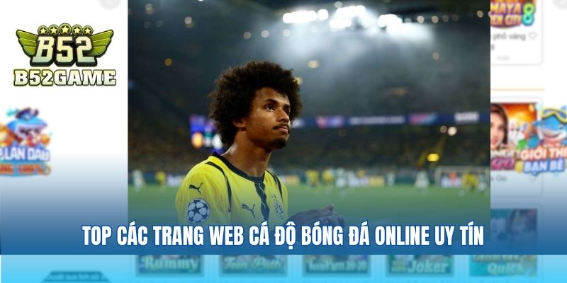 Top các trang web cá độ bóng đá online uy tín